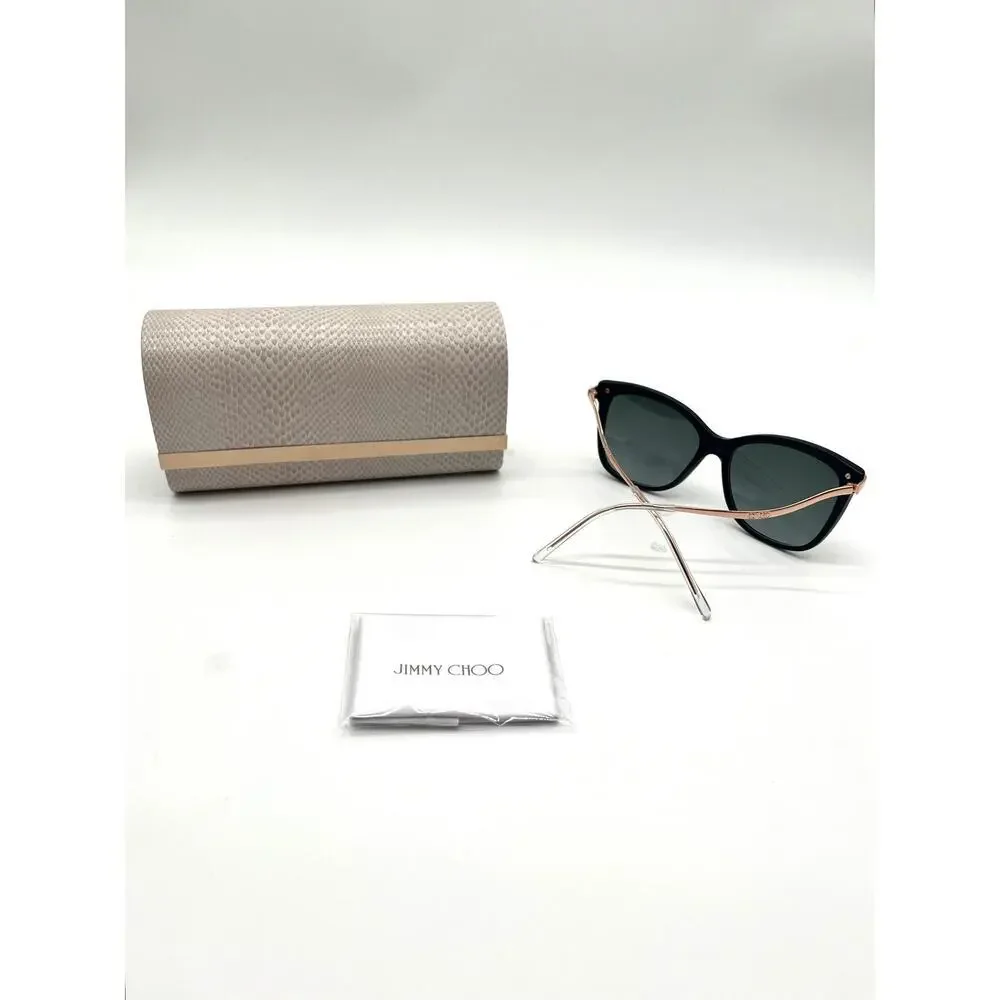 JIMMY CHOO NWOT Sunglasses with Hard Case and Cleaning Cloth